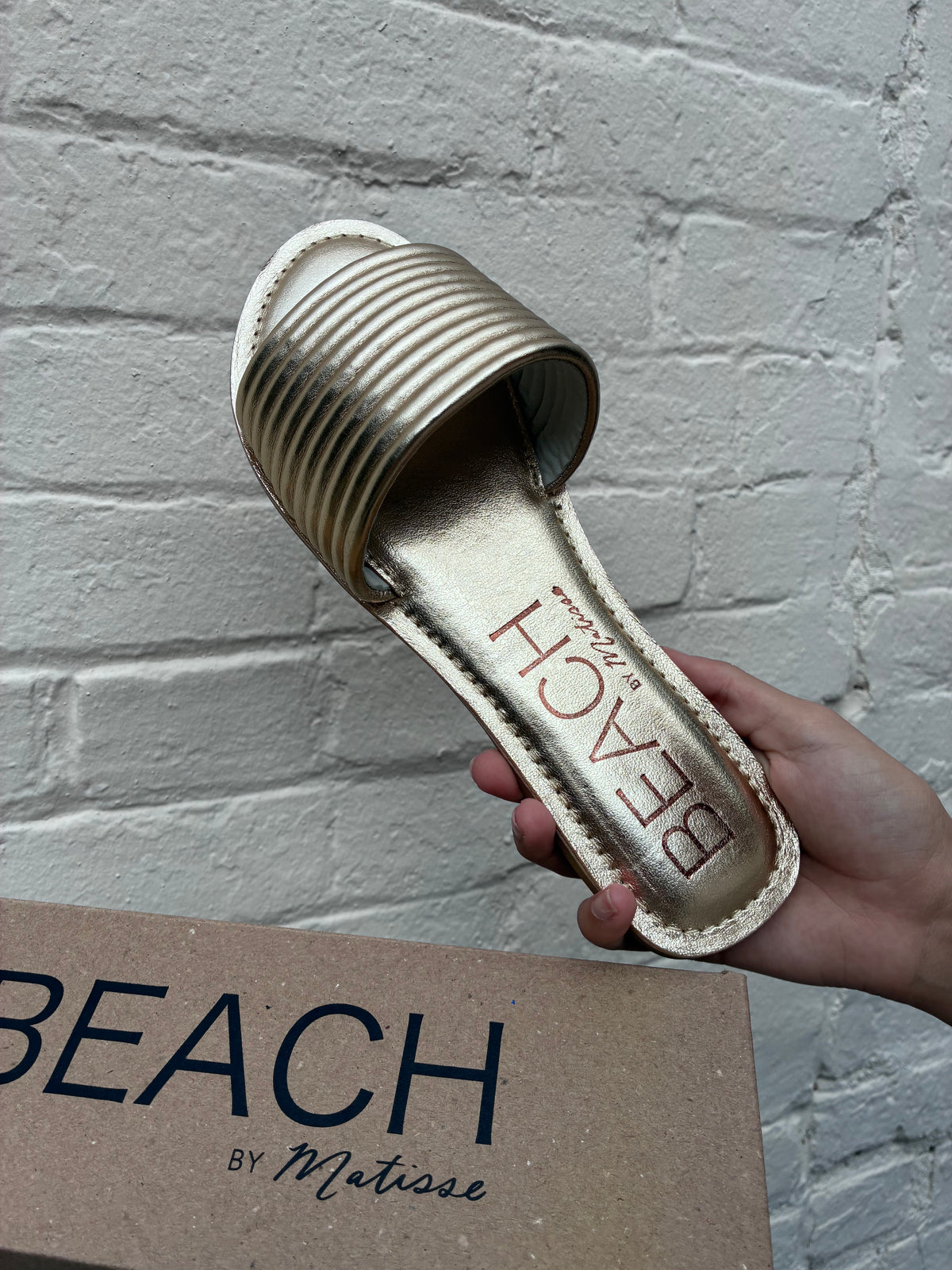 Troller Gold Sandals