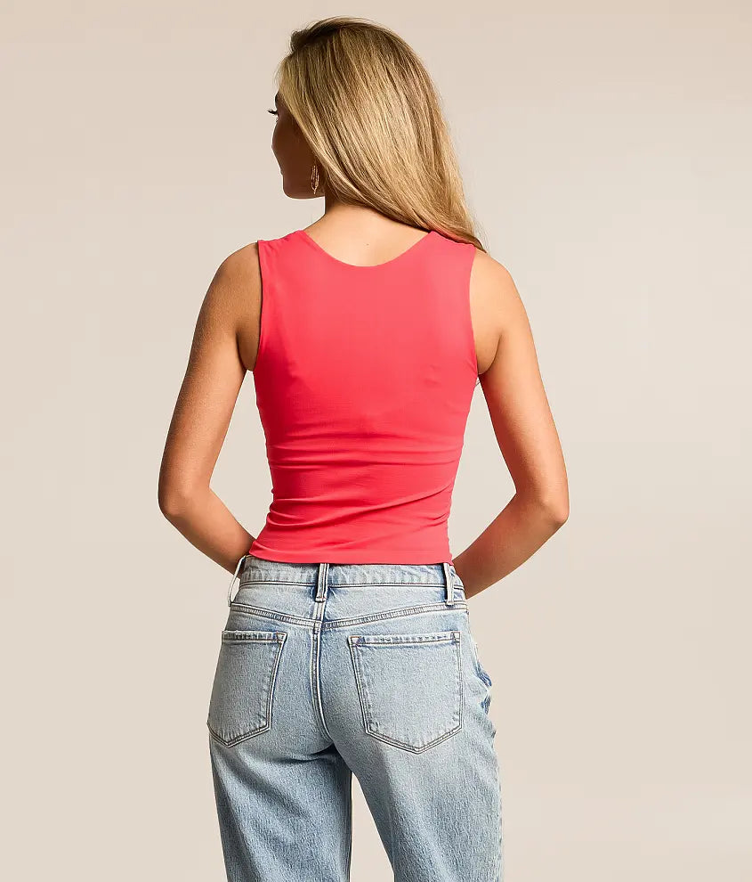 Clean Lines Cami Red