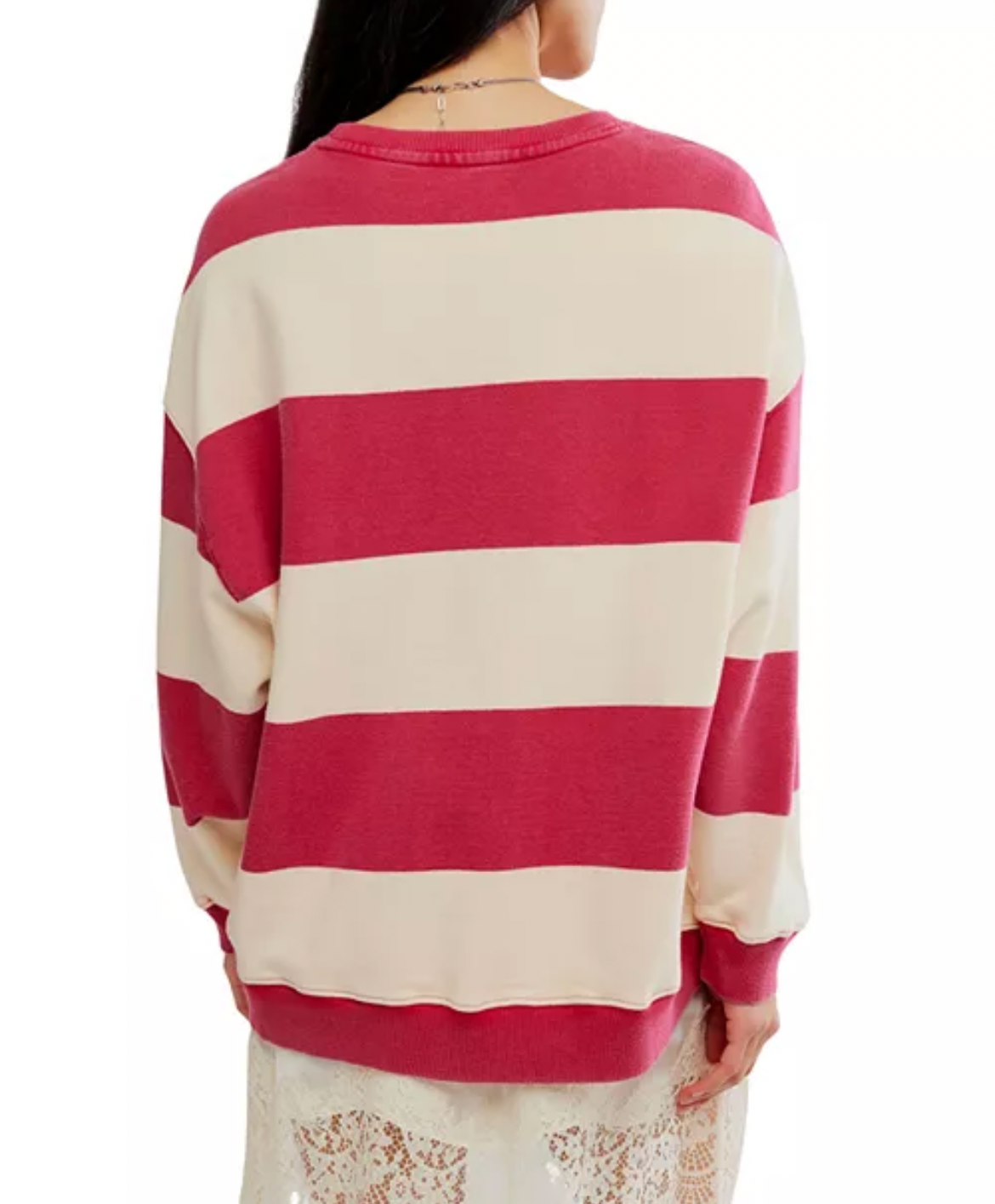 Classic Stripe Crew Wide