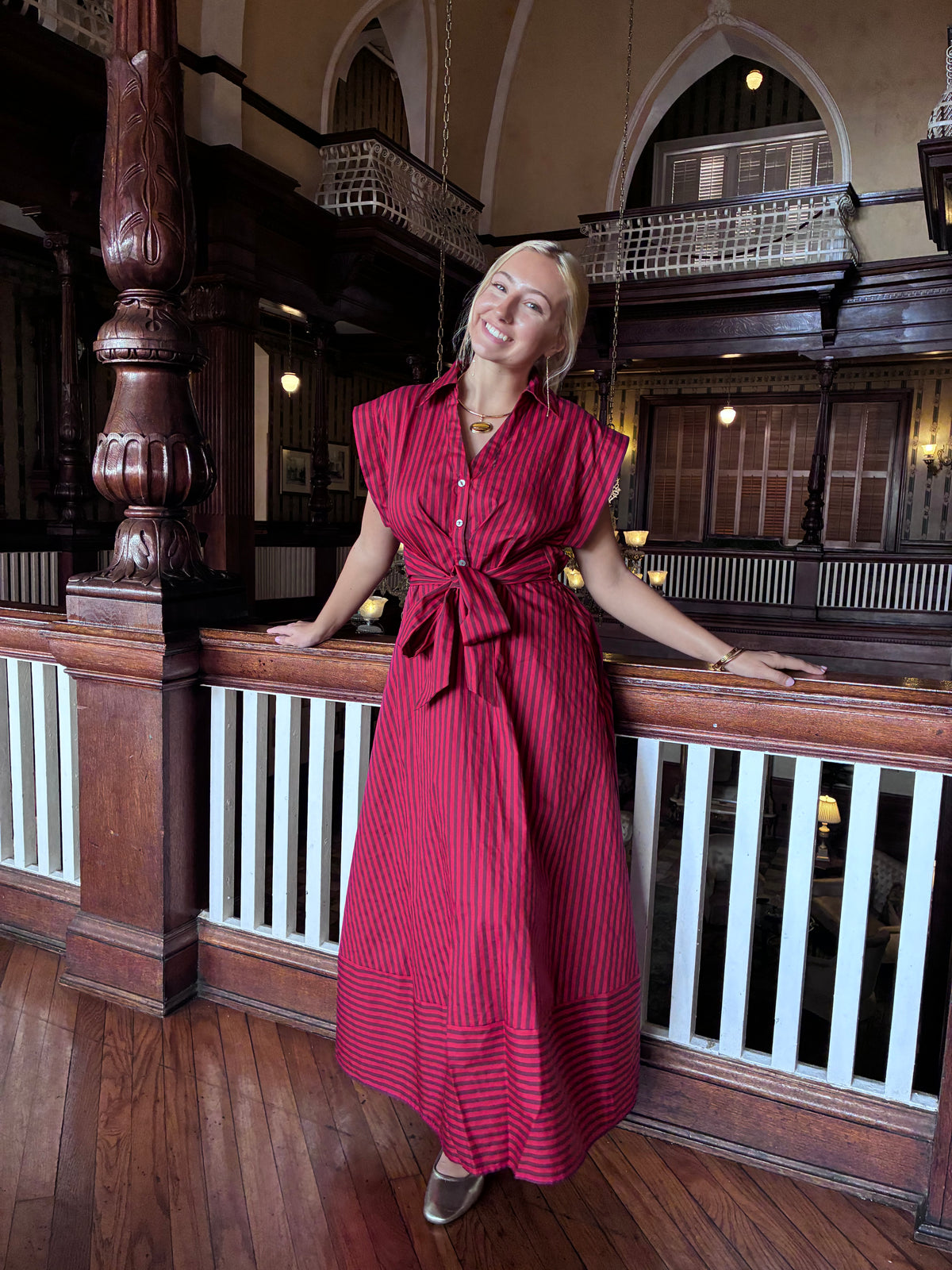 Sally Striped Maxi