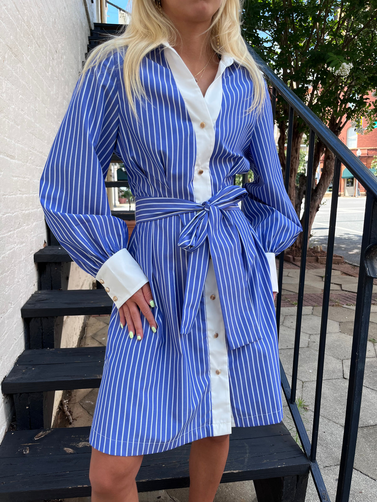 Striped Tapered Mini