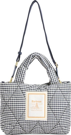 Barbour Mini Quilted Tote