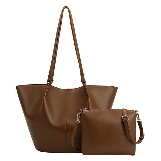 Melie Bianco Lydia Saddle Shoulder Bag in Brown
