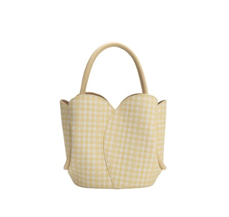 Melie Bianco Tulip Gingham Bag