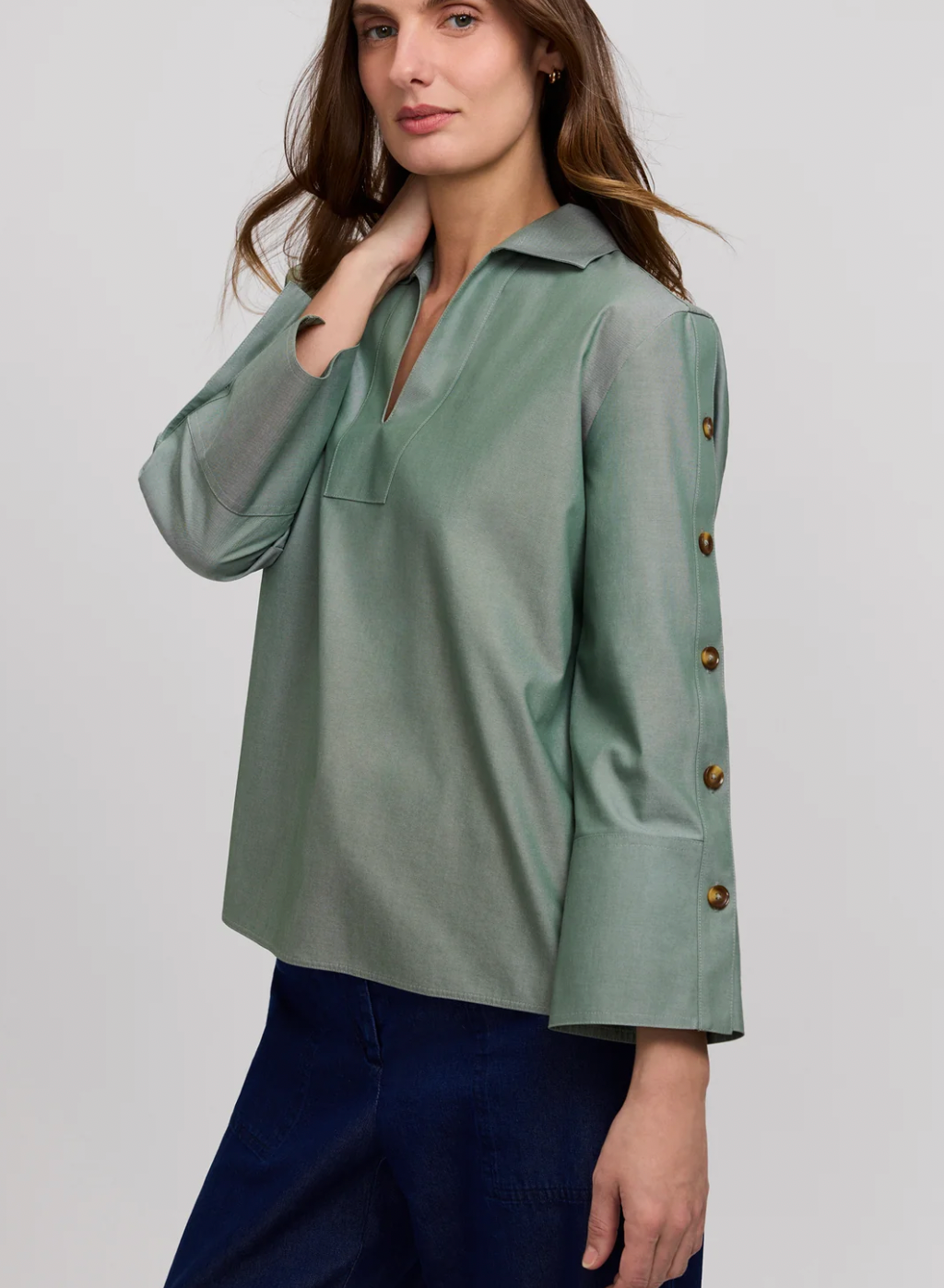 Lainey 3/4 Button Top