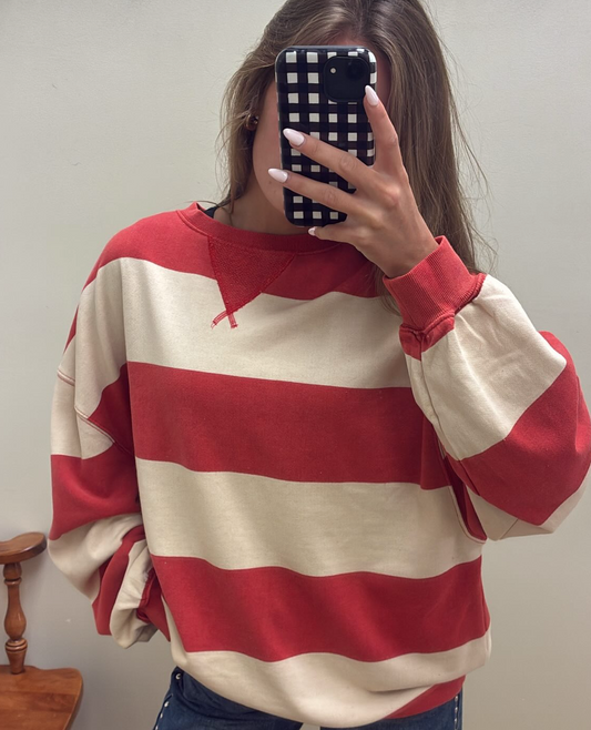 Classic Stripe Crew Wide