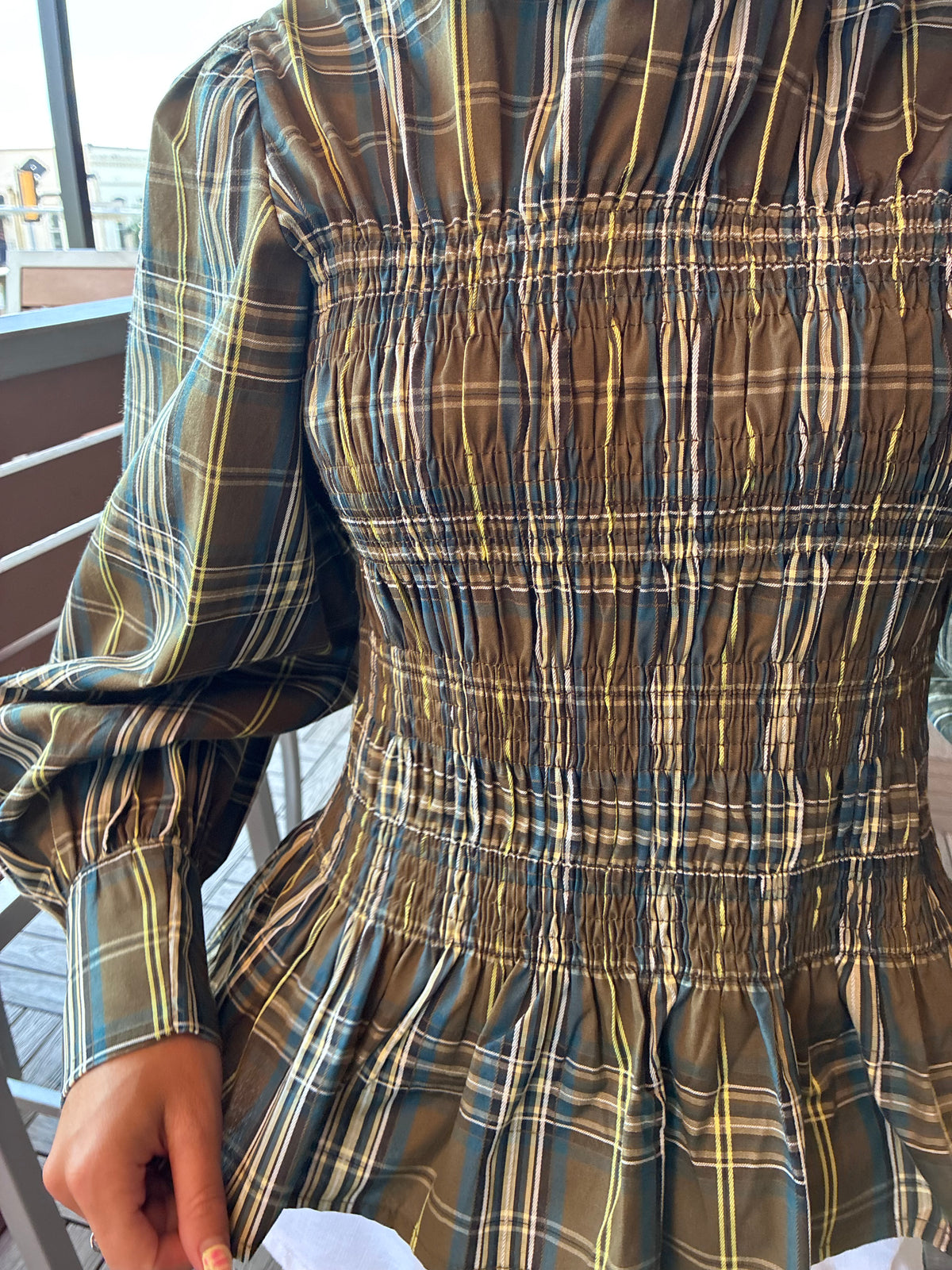 Betsy Plaid Top